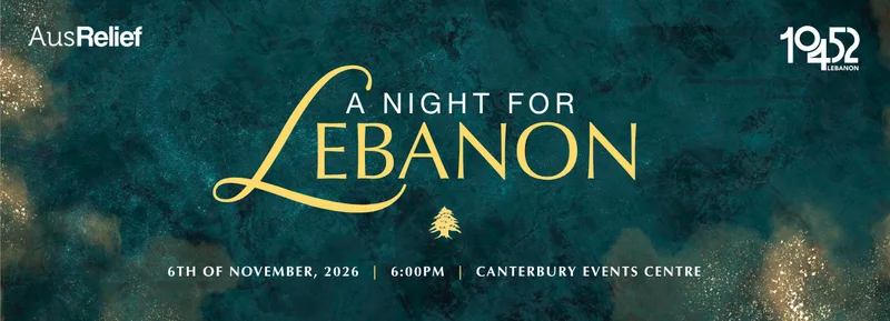 Cover image for A Night For Lebanon | Sydney