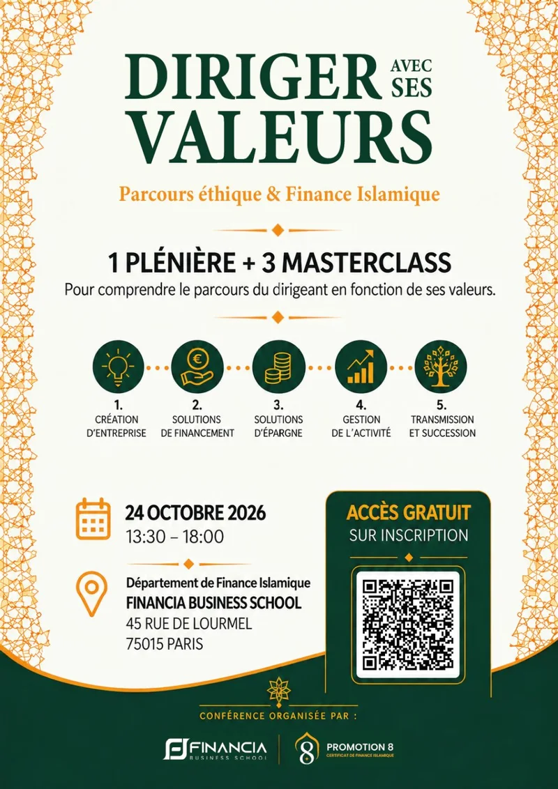 Cover image for Diriger avec ses valeurs - Parcours éthique & Finance Islamique