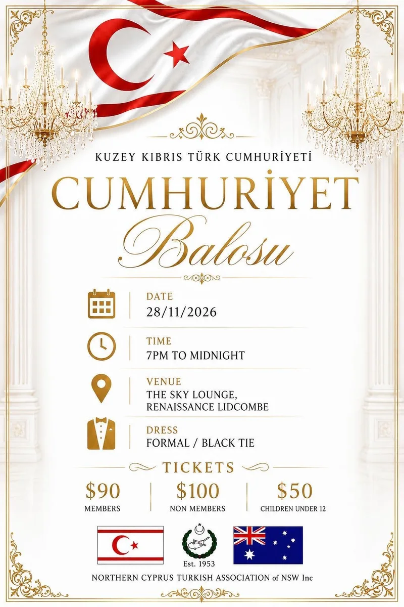 Cover image for Turkish Republic of Northern Cyprus Celebration Ball