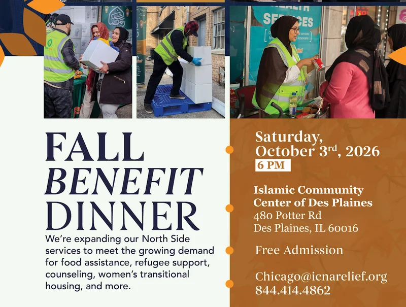 Cover image for ICNA Relief Fall Benefit Dinner 2026 | The Next Chapter