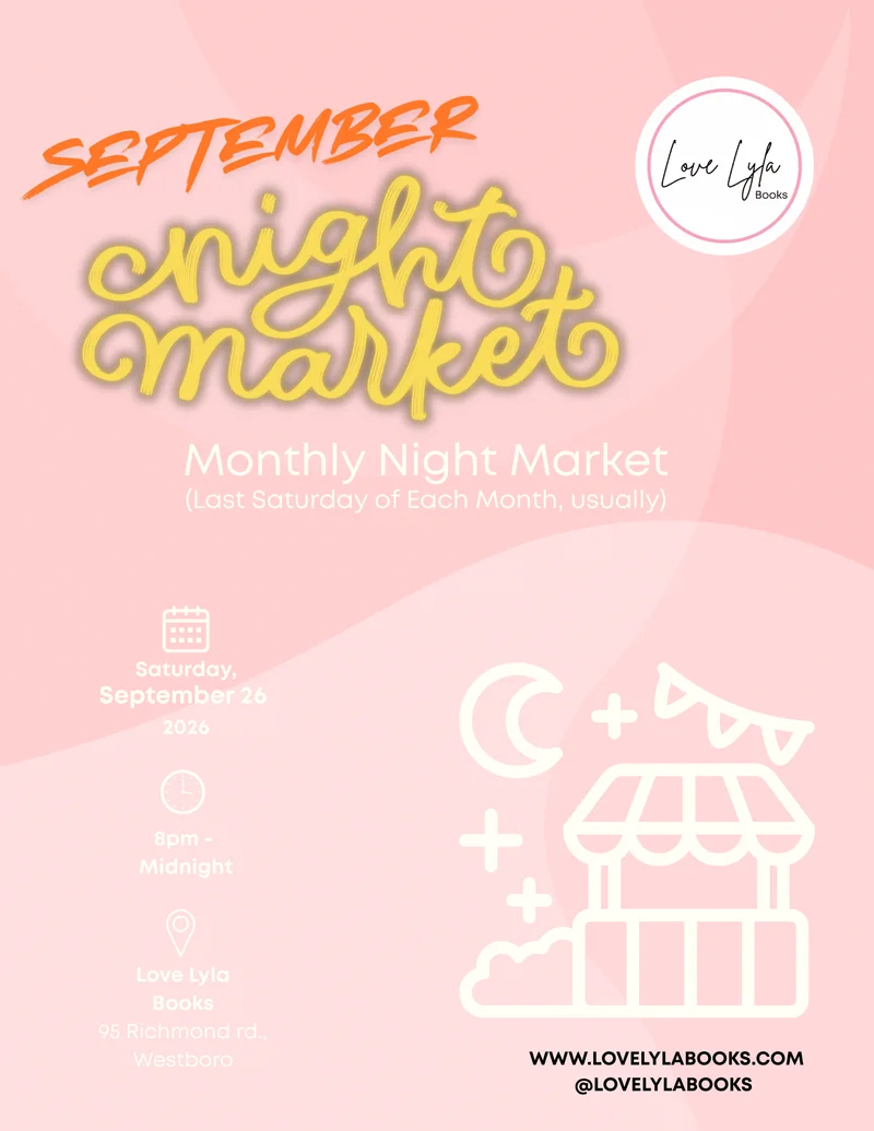 Cover image for September Night Market at Love Lyla Books