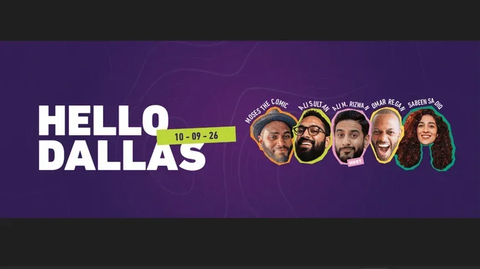 Cover image for Dallas Muslim Comedy Takeover