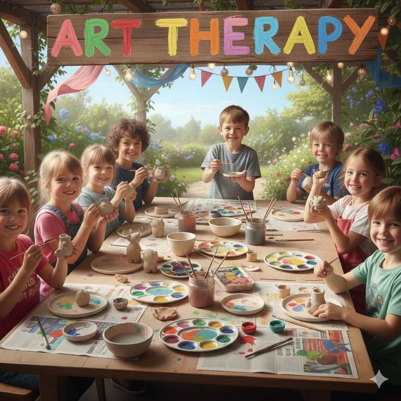 Cover image for Art therapy