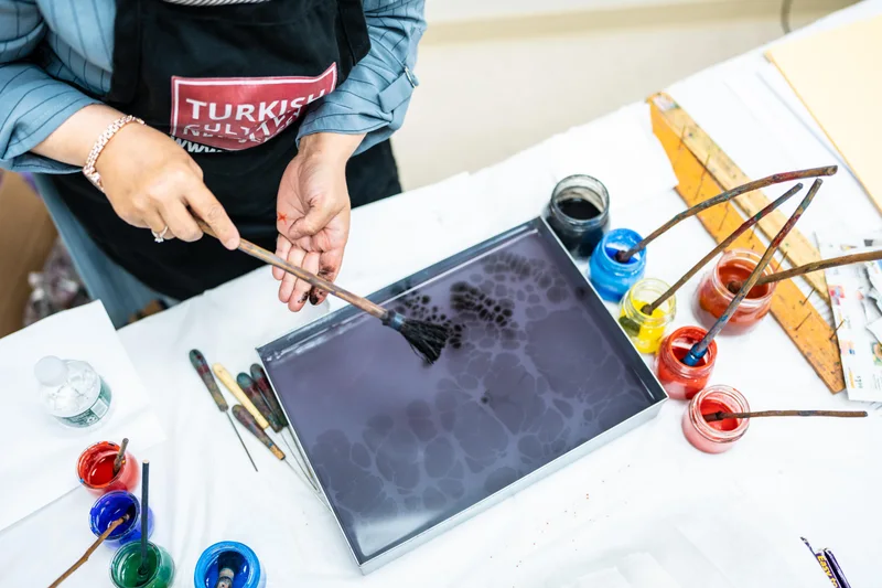 Cover image for Ebru Painting Art Workshop (Turkish Water Marbling)