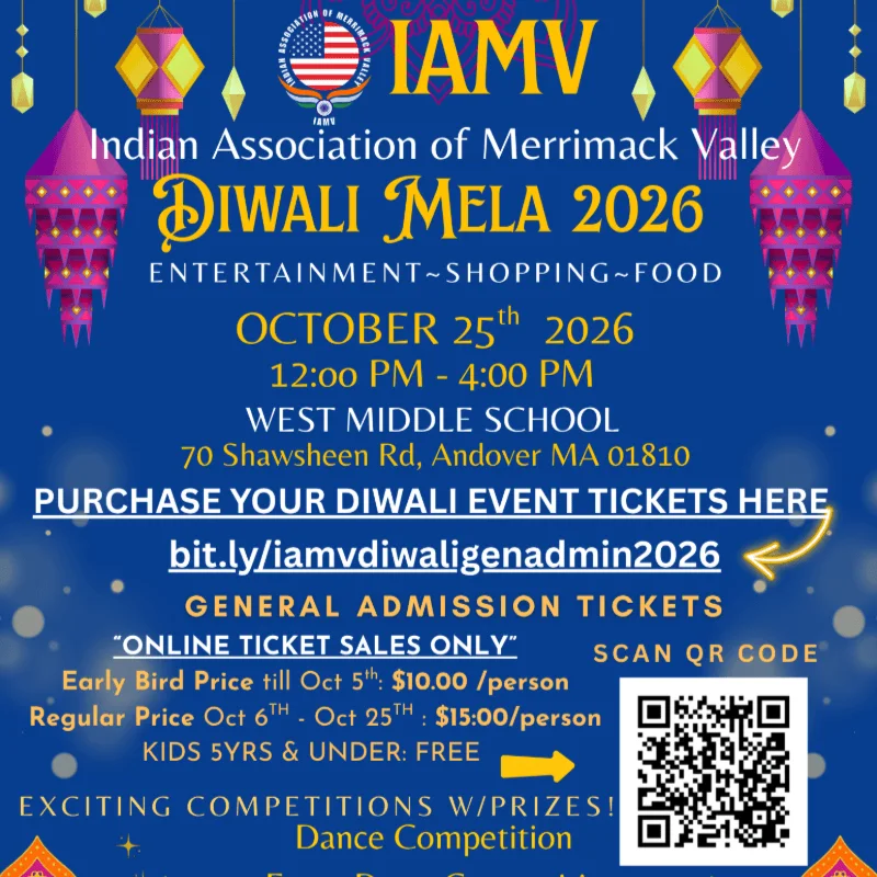Cover image for General Admission Ticket - IAMV Diwali Mela 2026