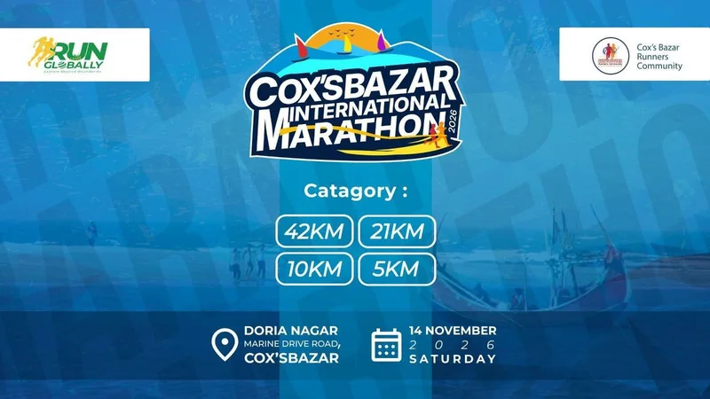Cover image for Cox's Bazar International Marathon 2026