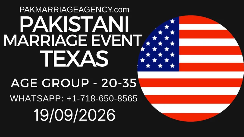 Cover image for Pakistani Marriage Event - TEXAS USA (20-35 Age Group)