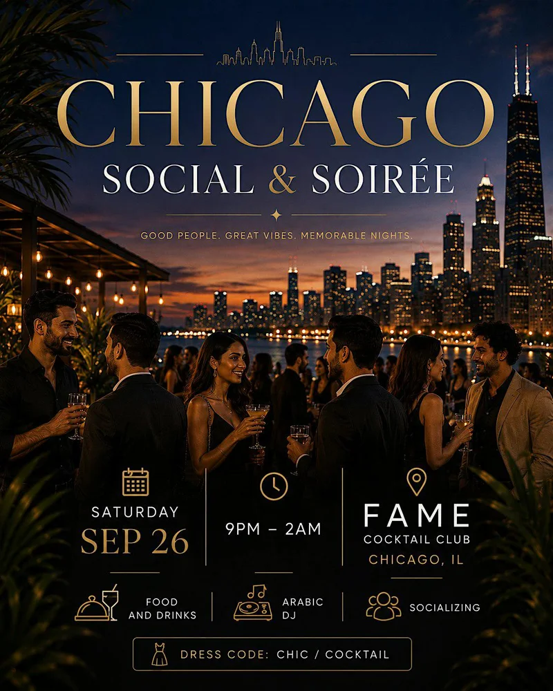 Cover image for Habibi Social & Soiree in Chicago - Sep 26