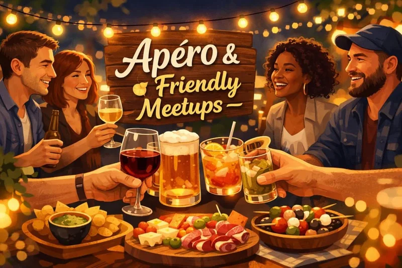 Cover image for Apéro، لقاءات ودية / مهنية في الدار البيضاء