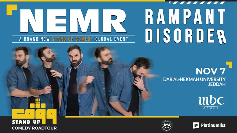 Cover image for Wagef! Nemr Live Comedy Show in Jeddah