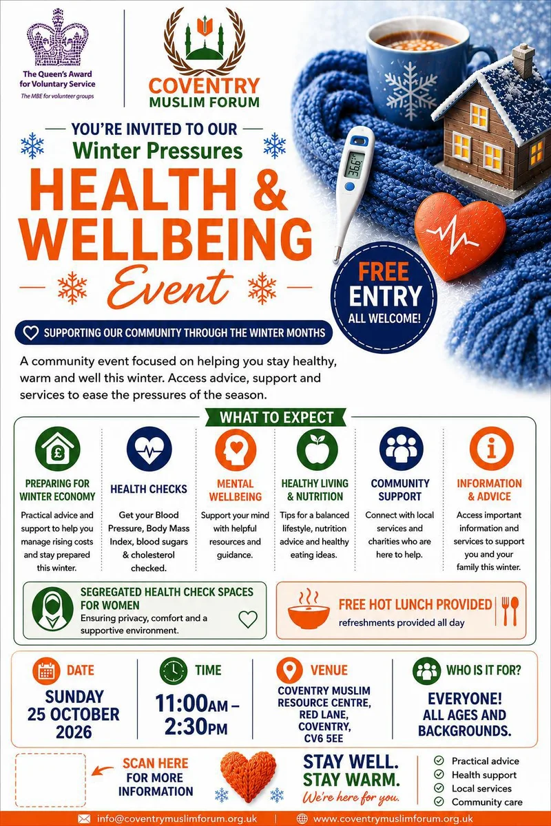 Cover image for Health and Wellbeing event - Coventry (October 2026)