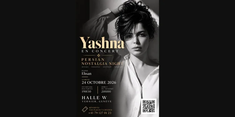 Cover image for Yashna en concert - Persian Nostalgia Night