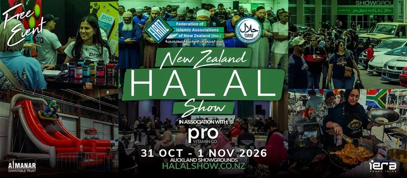 Cover image for NZ Halal Show 2026 - FREE EVENT!