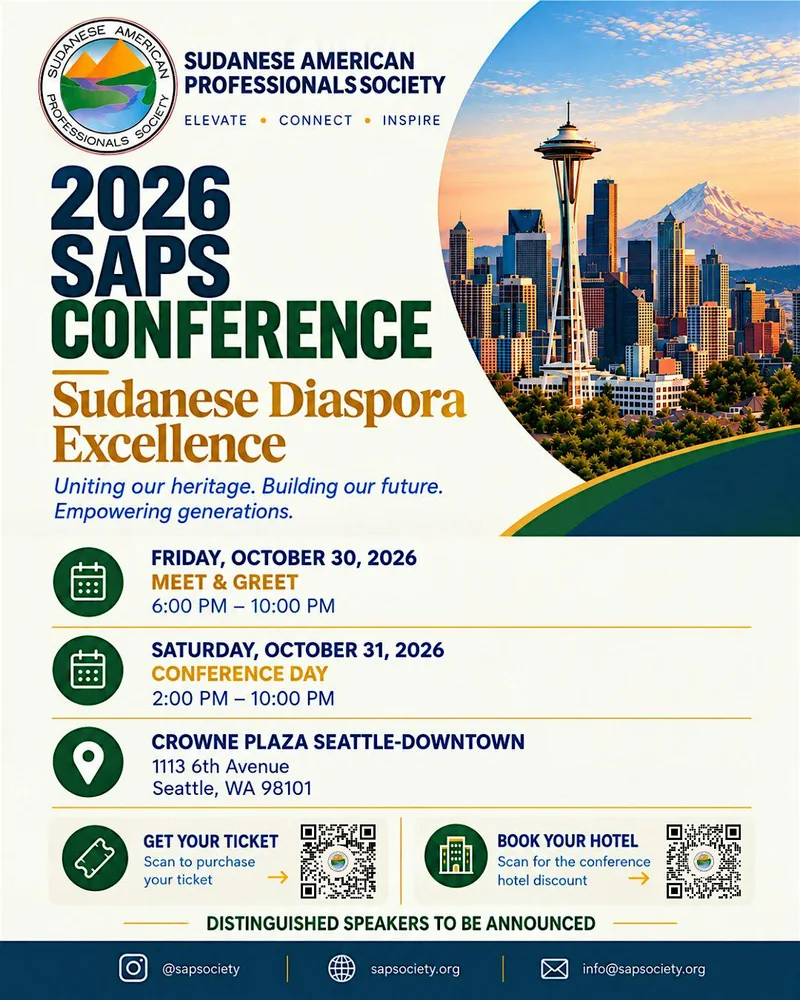 Cover image for Sudanese Diaspora Excellence Conference by SAPS