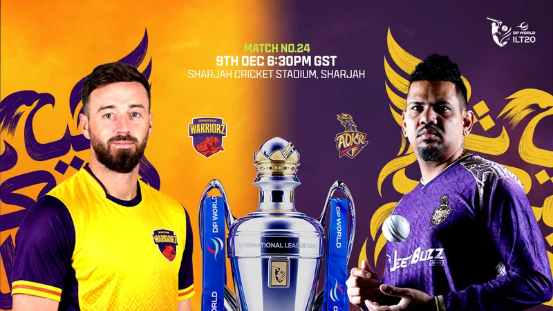 Cover image for Sharjah Warriorz vs AD Knight Riders