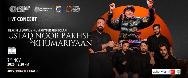 Cover image for Ustad Noor Bakhsh & Khumariyaan Live in Concert