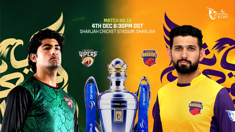 Cover image for Desert Vipers vs Sharjah Warriorz