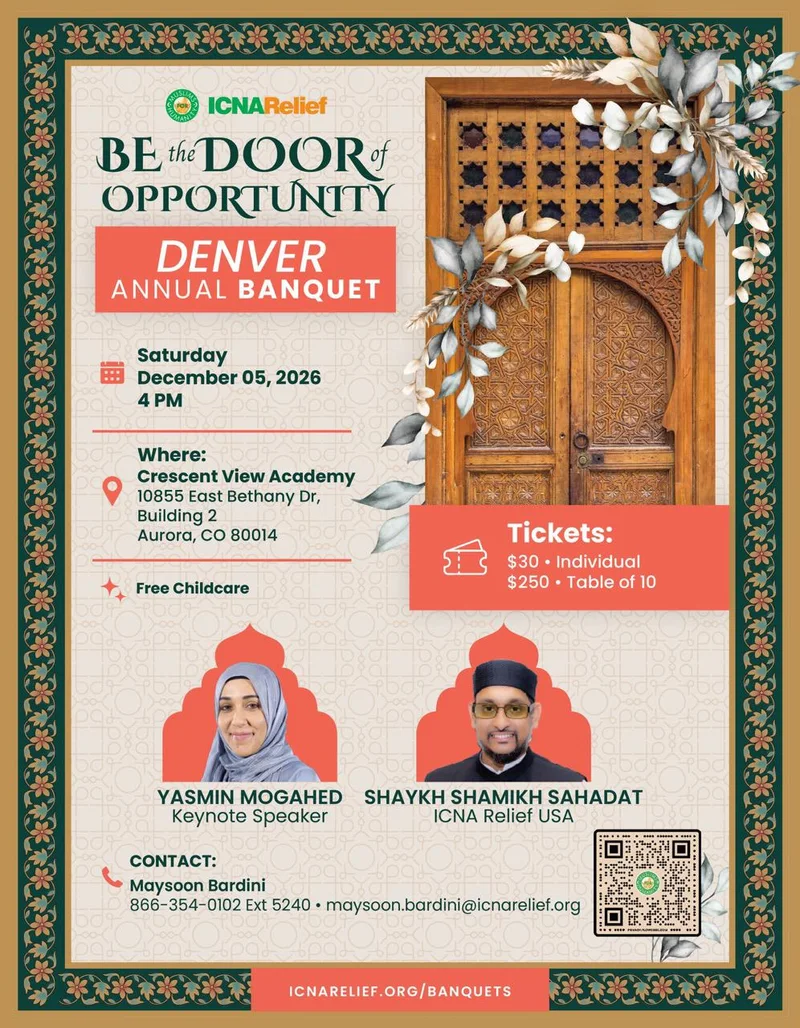 Cover image for ICNA Relief Denver Annual Banquet 2026