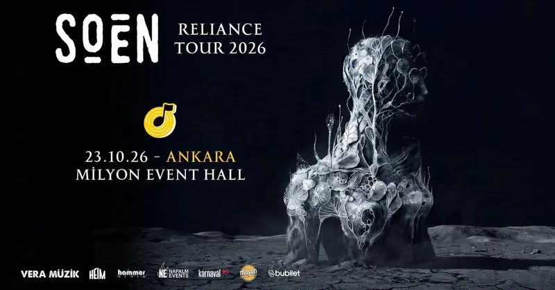 Cover image for Soen "Reliance Tour" Ankara