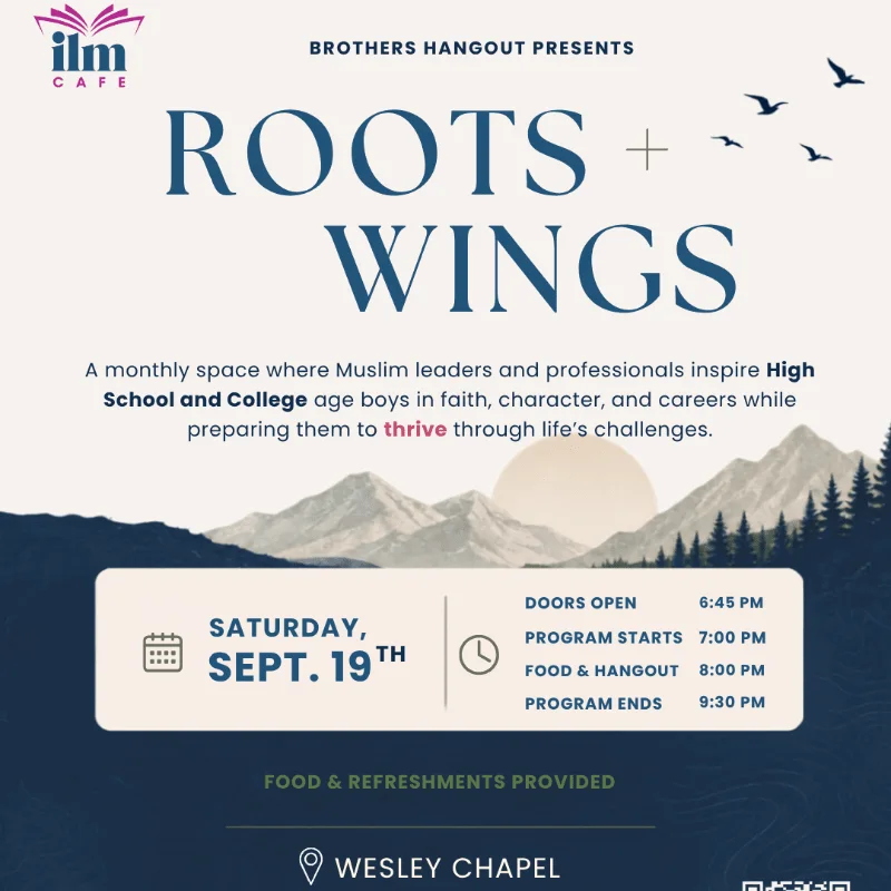 Cover image for Roots + Wings Boys Halaqa - SEPTEMBER 2026