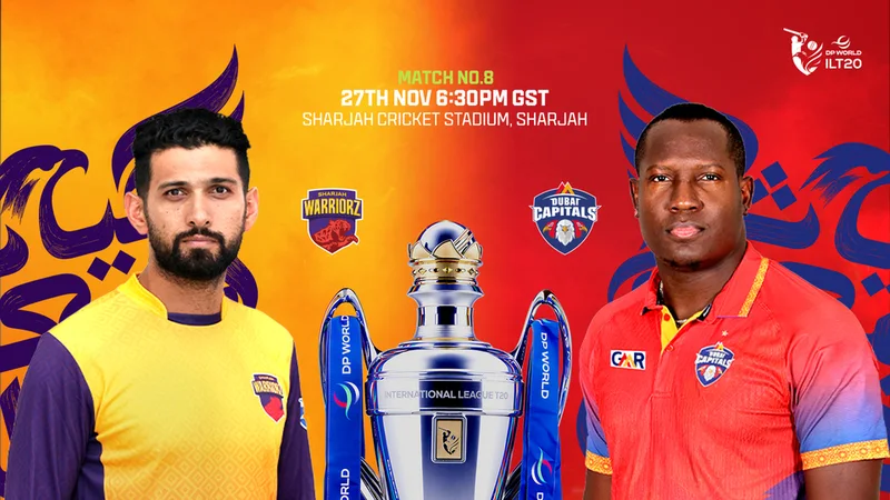 Cover image for Sharjah Warriorz vs Dubai Capitals