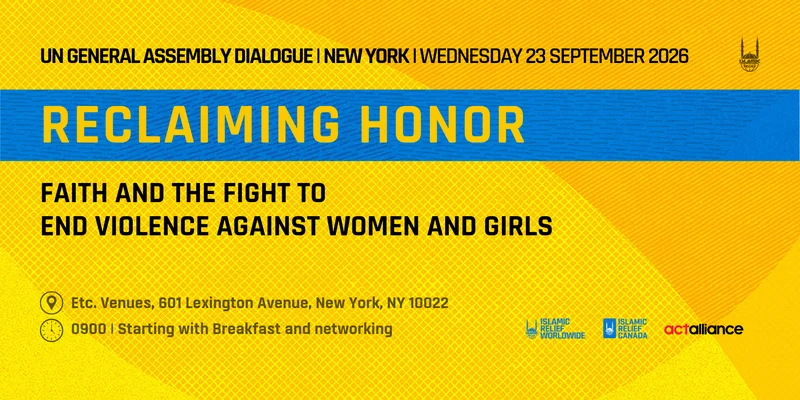 Cover image for Reclaiming Honor: Faith and the fight to end violence against women & girls
