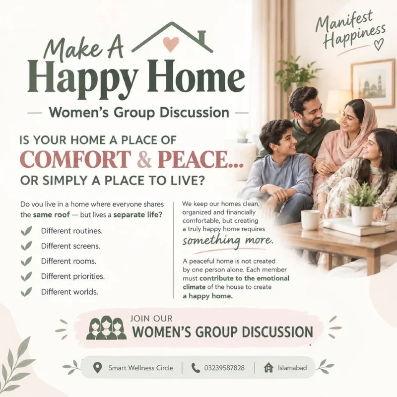 Cover image for Make A Happy Home- Women Tea Meeting