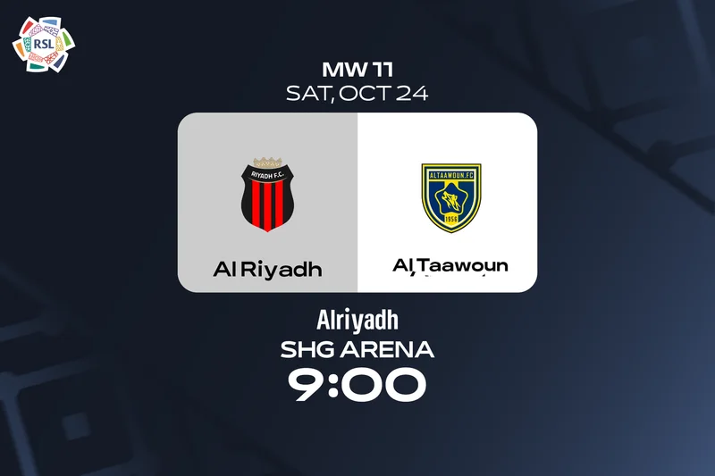Cover image for RSL 26/27 - Al Riyadh VS Al Taawoun
