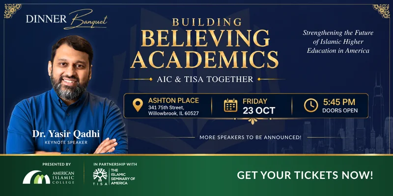 Cover image for Building Believing Academics: AIC & TISA Dinner Banquet