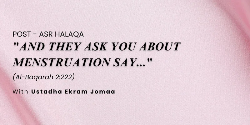 Cover image for Sisters' Halaqa on Menstruation