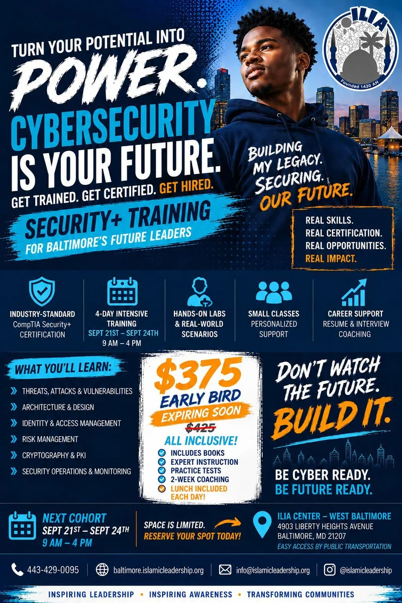 Cover image for Security+ Baltimore Bootcamp