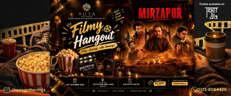 Cover image for Filmy Hangout: Mirzapur The Movie Screening