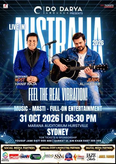 Cover image for Ali Haider Live In Sydney 2026