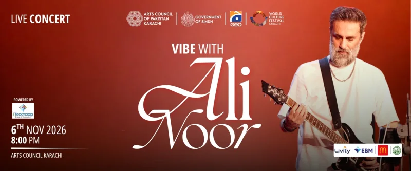 Cover image for Vibe with Ali Noor - Live Concert