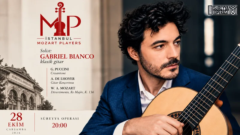 Cover image for İstanbul Mozart Players - Solist: Gabriel Bianco