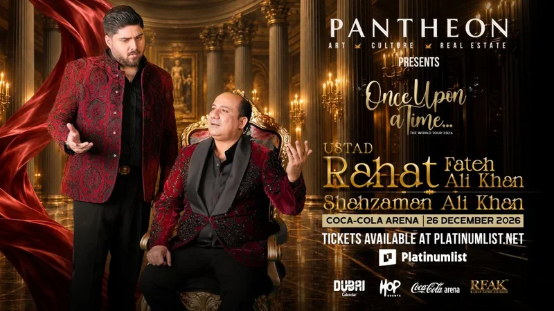 Cover image for Rahat Fateh Ali Khan & Shah Zaman Ali Khan - Once Upon a Time World Tour in Dubai