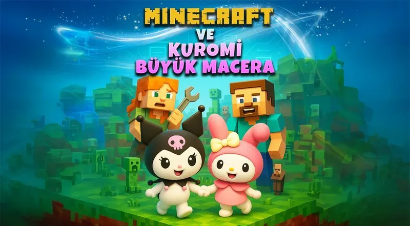 Cover image for Minecraft ve Kuromi Büyük Macera