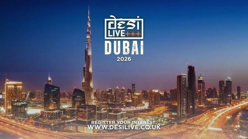 Cover image for DESI LIVE : DUBAI (PRE REGISTRATION)