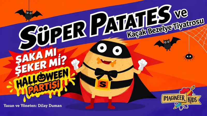 Cover image for Süper Patates ve Kaçak Bezelye – Şaka mı Şeker mi? Halloween Party