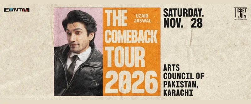 Cover image for The Comeback Tour By Uzair Jaswal (Karachi)