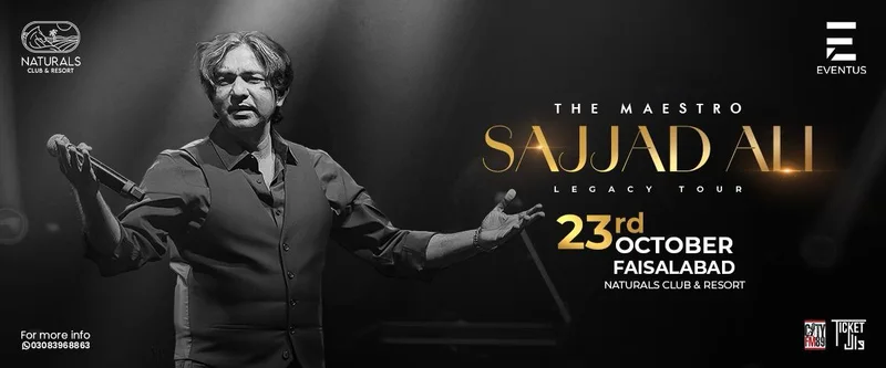 Cover image for The Legacy Tour - Sajjad Ali (Faisalabad)