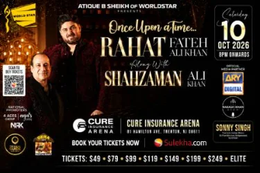Cover image for Once Upon A Time With Rahat Fateh Ali Khan & Shahzaman Ali Khan In Trenton