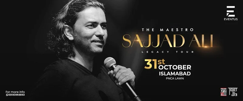 Cover image for The Legacy Tour - Sajjad Ali (Islamabad)