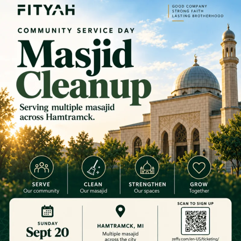 Cover image for Fityah Community Service Day: Masjid Cleanup