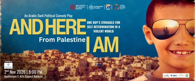 Cover image for And Here I Am — Dark Political Comedy by Freedom Theatre Palestine