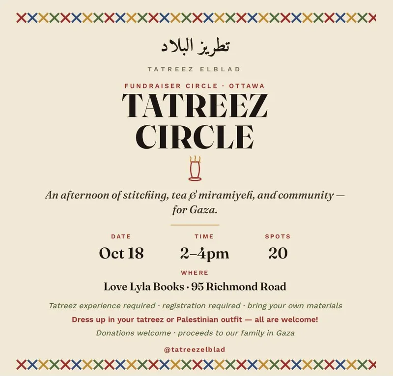 Cover image for Tatreez Circle with Tatreez Elblad